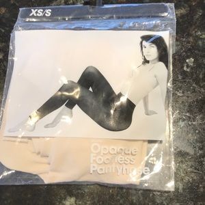 American apparel footless pantyhose NWT